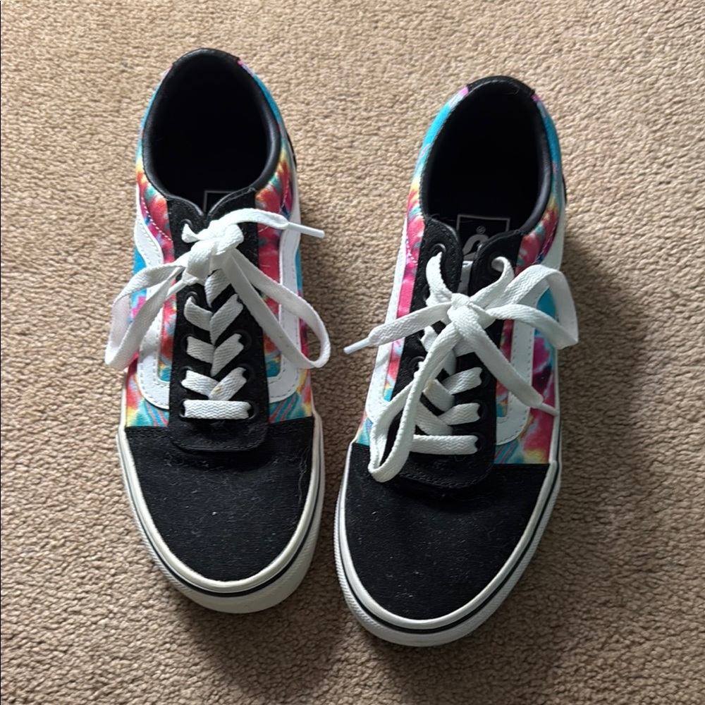 Vans Black and White Skateboard Sneakers